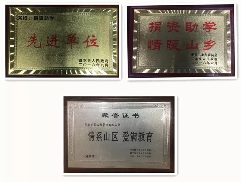 建基工程咨询有限公司获奖证书