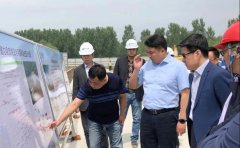 香河县委书记调研指导公司监理的新建垃圾焚烧发电项目