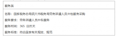 国家税务总局武穴市税务局劳务派遣人员外包服务采购项目中标(成交)结果公告