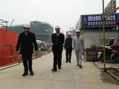 公司常务副总经理莅临安徽庐江监理项目检查指导工作