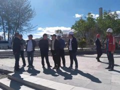 西藏自治区住建厅领导一行莅临山南市城市绿心EPC建设项目检查指导工作